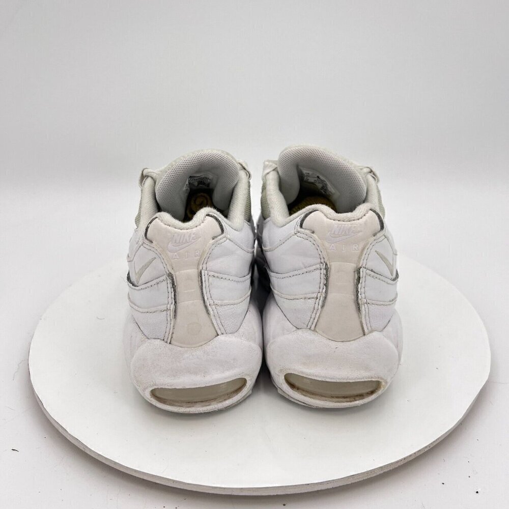 Nike Air Max 95 Recraft Youth Size 5.5Y Women 7 CJ3906-100 Triple White Shoes - Picture 6 of 14